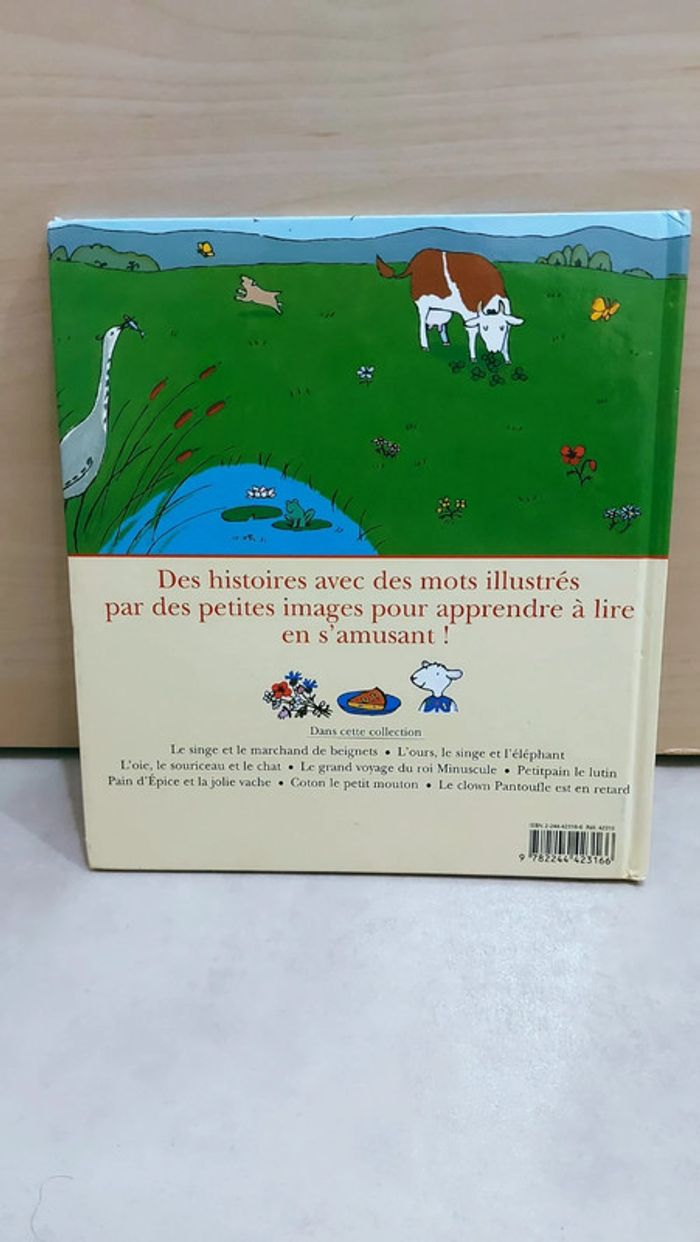 🌺 Livre pour apprendre à lire : j'apprends à lire avec les images, coton le petit mouton - photo numéro 2