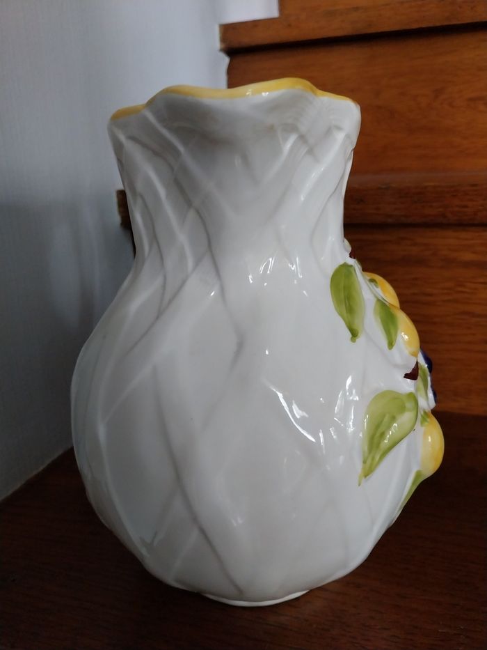 Pichet carafe vase barbotine - photo numéro 9