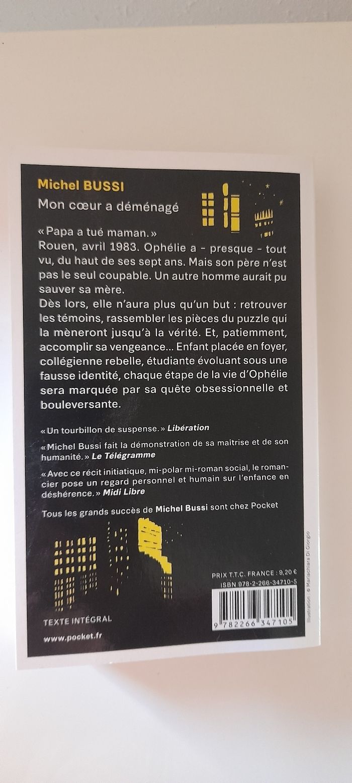 Livre : Mon cœur a déménagé. Bussi. - photo numéro 2