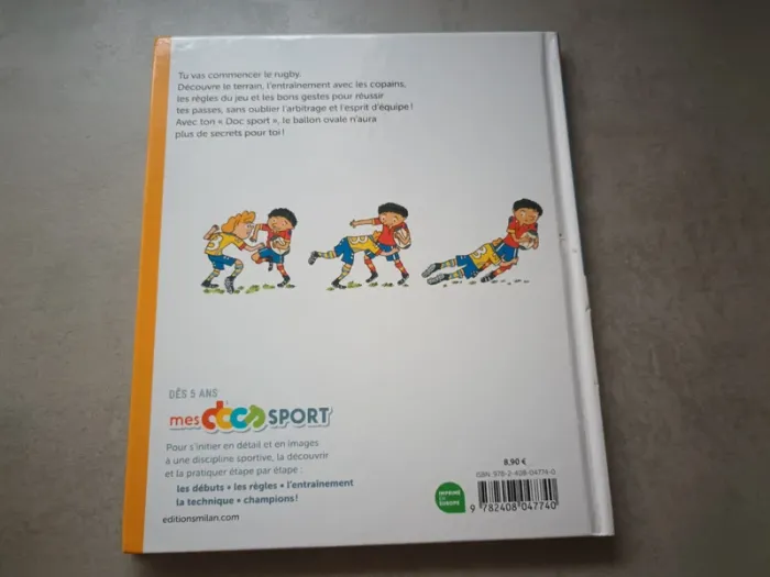 Livre J'apprends le rugby - photo numéro 2