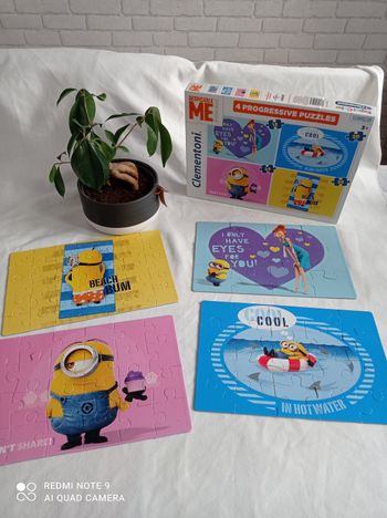 4 puzzles minions