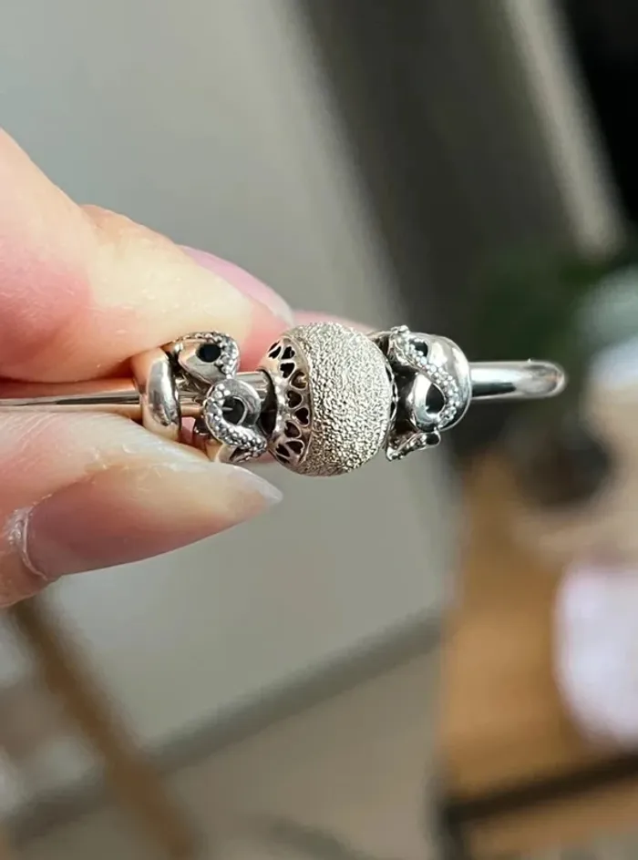 Jonc Pandora avec charms - photo numéro 5