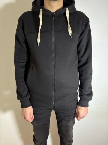 Veste à zip noir