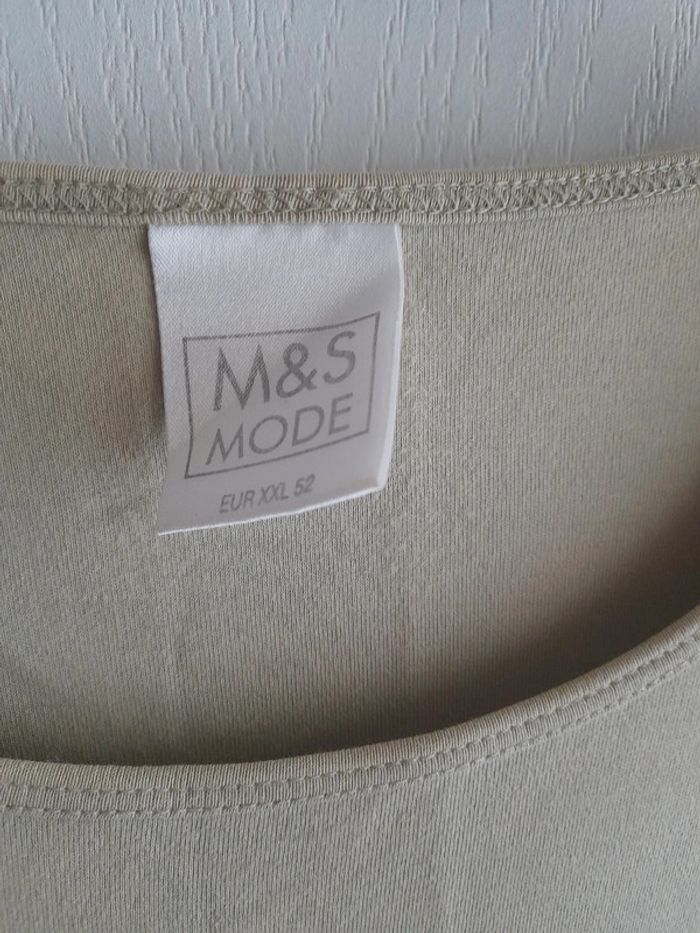 T-shirt fleurs vert clair Ms mode 52 - photo numéro 3