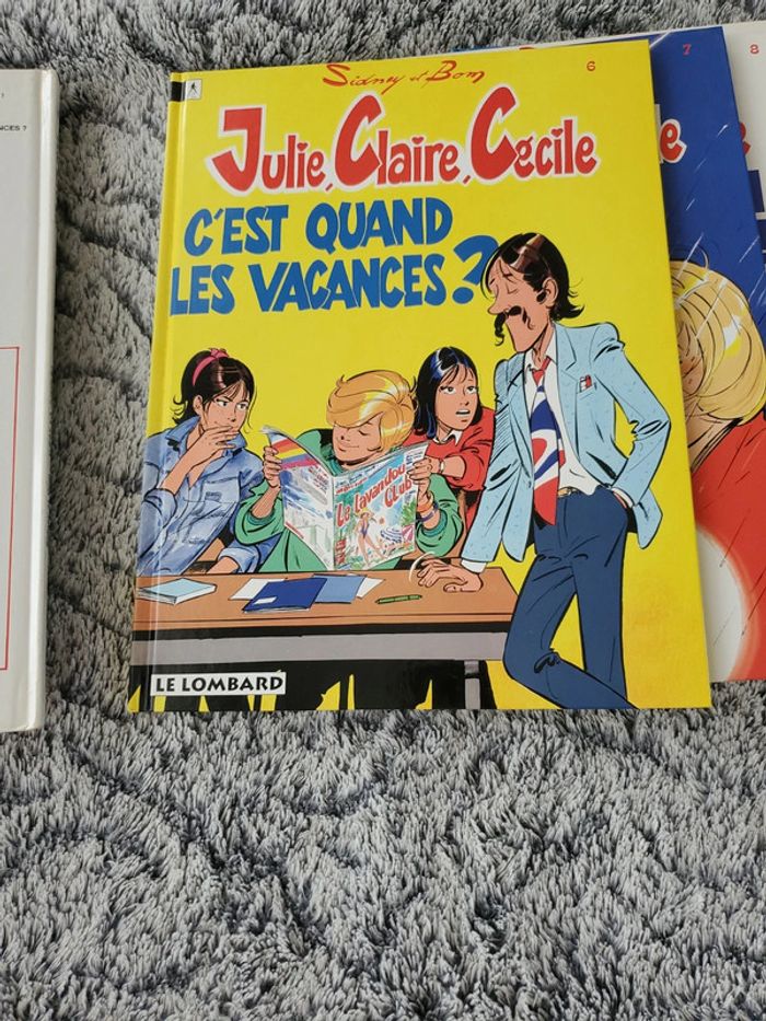 Lot de 9 BD Julie, Claire, Cécile..et les autres  ( 1 à 10 , sauf 8) - photo numéro 7