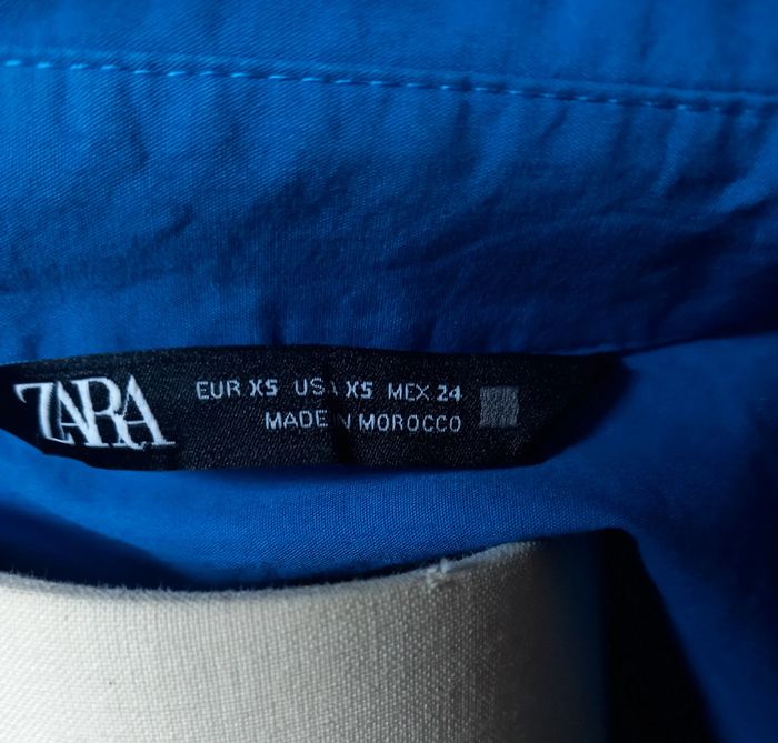 Chemise bleu Zara - photo numéro 5