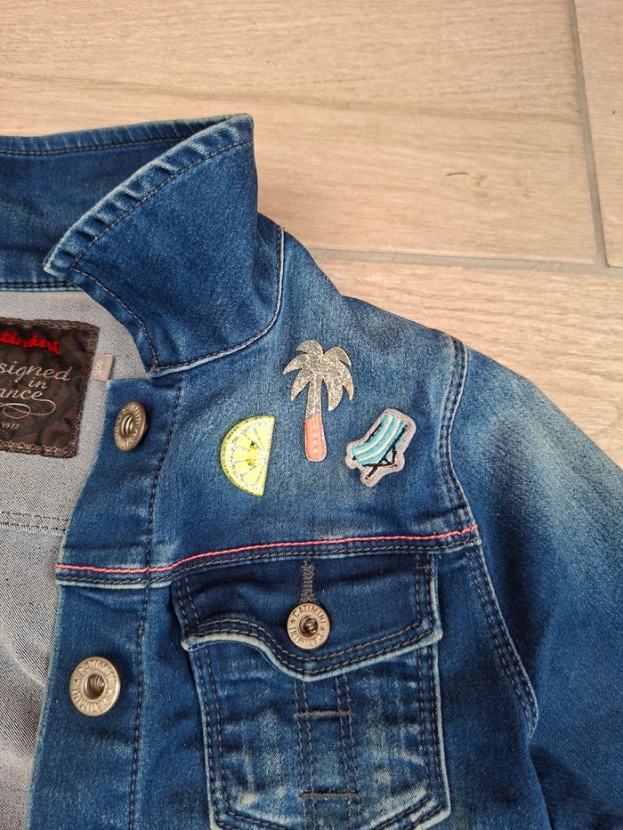 Veste en jeans fille - photo numéro 3