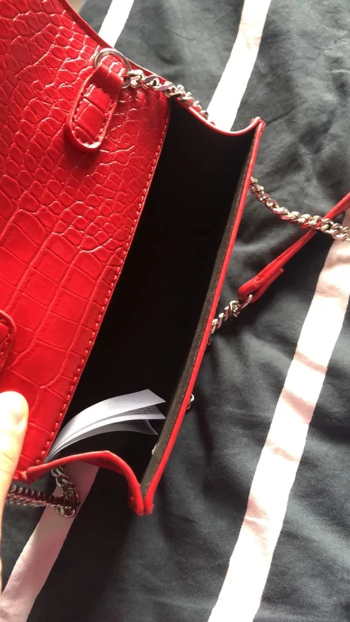 Sac bandoulière rouge - photo numéro 2