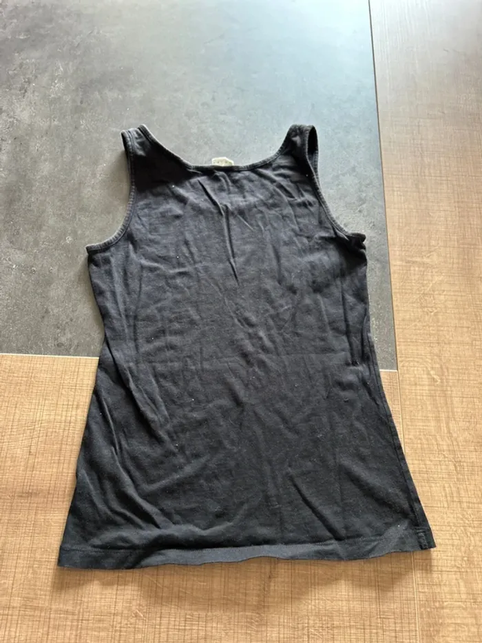 Débardeur noir femme, taille S - photo numéro 4