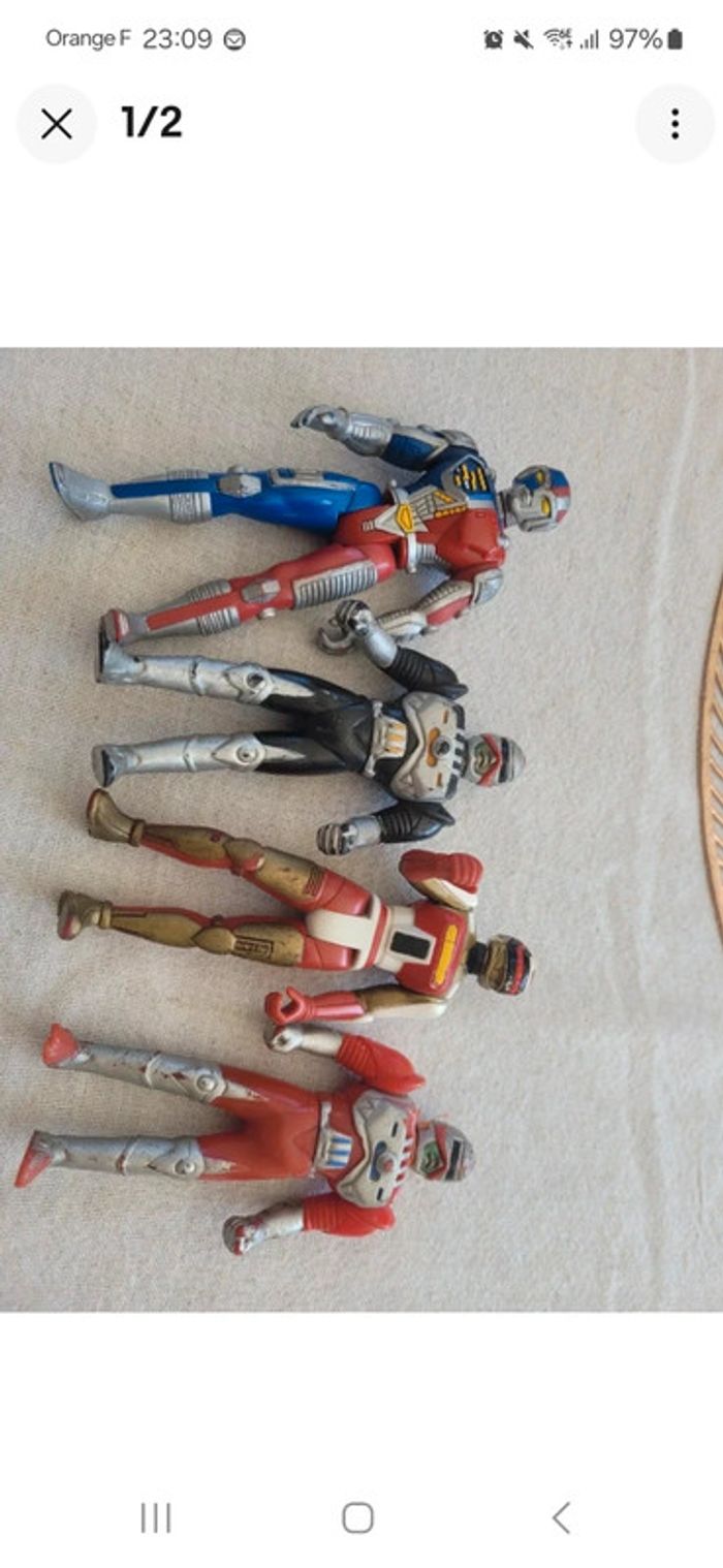 Lot figurines vintage saban Kenner vs troopers