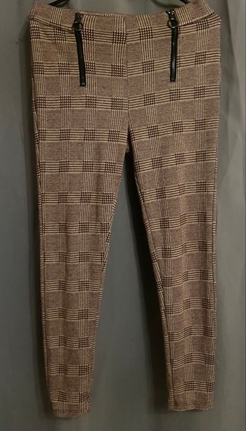 Pantalon/legging »Mim »bordeaux et blanc