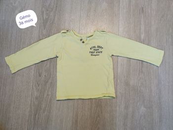 Tee-shirt manches longues gémo 36 mois