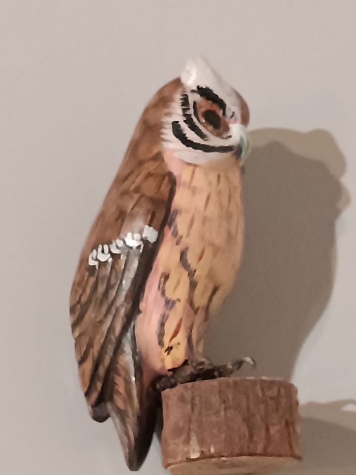 Chouette bois support - photo numéro 3