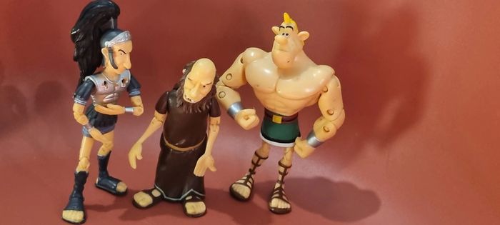 lot de 3 figurines articulées astérix: les romains - photo numéro 3