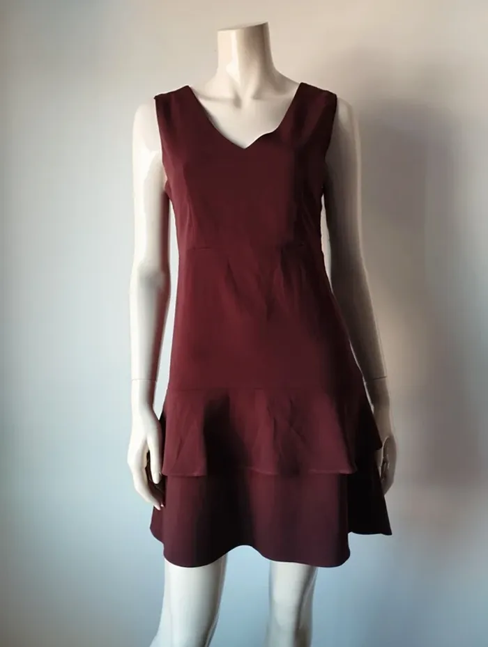 Robe Morgan taille 38 couleur lie de vin