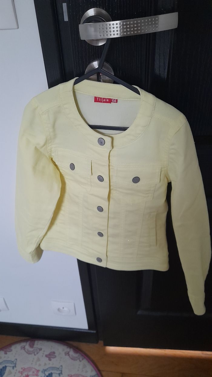 Veste jeans fille 6ans