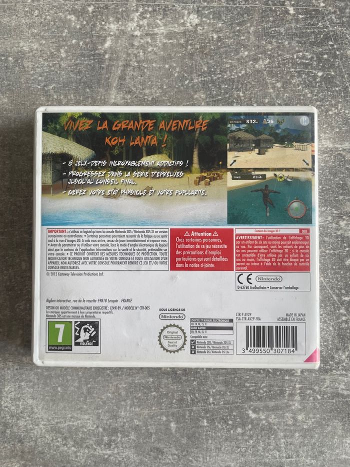 Jeu pour Nintendo 3DS, Koh-Lanta 3D, l'aventure de l'extrême en français. - photo numéro 3