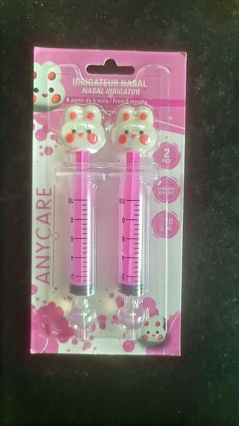 Lot seringues lavage bébé