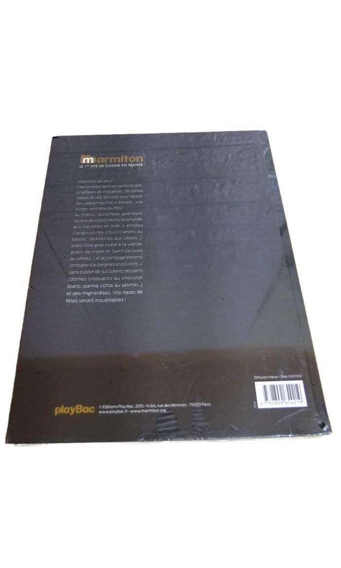 Marmiton Chic Recettes de Fêtes - Livre 240 pages - Neuf et Scellé sous blister - photo numéro 3