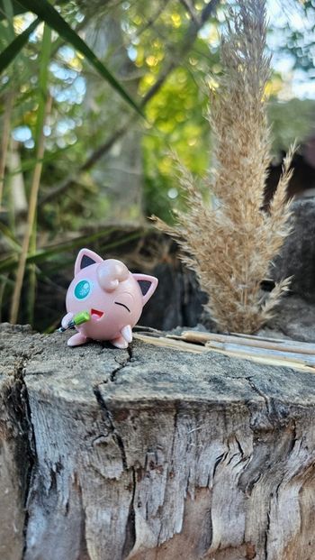 Super figurine Pokemon Nintendo Rondoudou Chanteur effet brillant