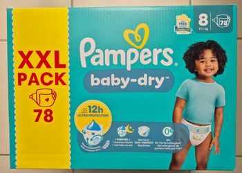 Couches pampers baby dry T8