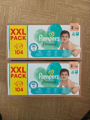208 couches taille 3 harmonie pampers