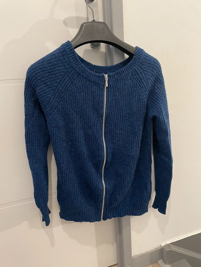 Pull bleu grain de malice taille S - photo numéro 4