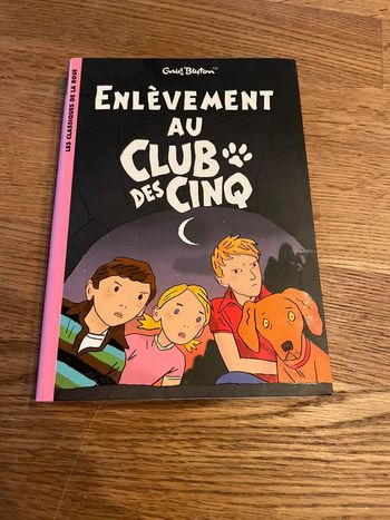 Livre La bibliothèque Rose Le club des cinq Enlèvement au club des cinq