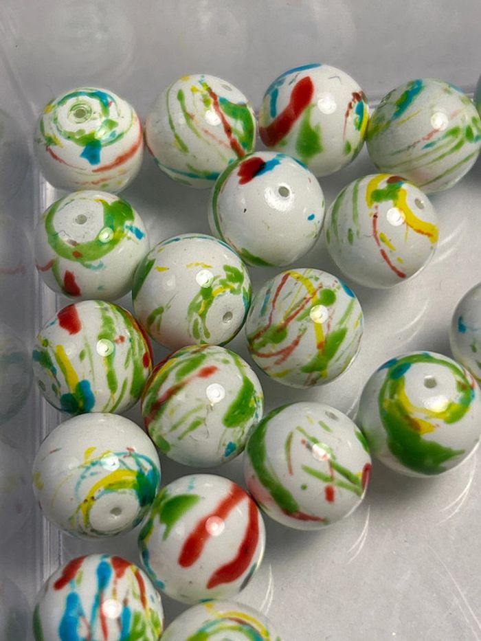 A243, 20 perles en verre de 10mm