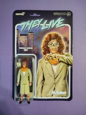Figurine ReAction They live - Female ghoul glow
