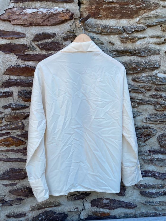 Chemise vintage crème Lafayette Collection – Taille 38 - photo numéro 2
