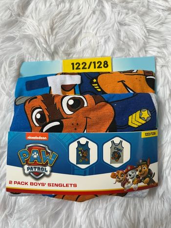 Lot de 2 maillots de corps 122/128cm