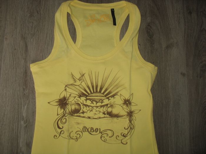 DÉBARDEUR JAUNE "OXBOW" - TAILLE 3 - n°04 - photo numéro 2