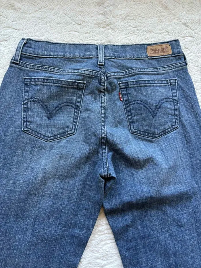 Jean levi’s 505 coupe straight leg droite bleu 00s y2k 2000s taille M/38 mi taille rare US - photo numéro 14