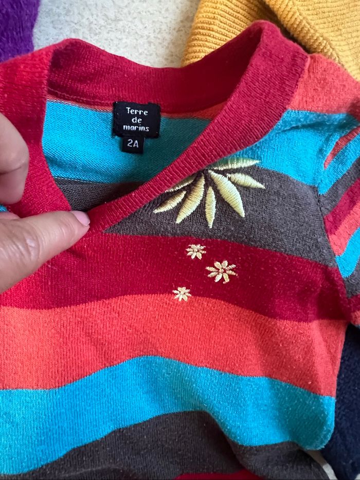 Lot de 7 pulls/gilets 2-3 ans - photo numéro 3