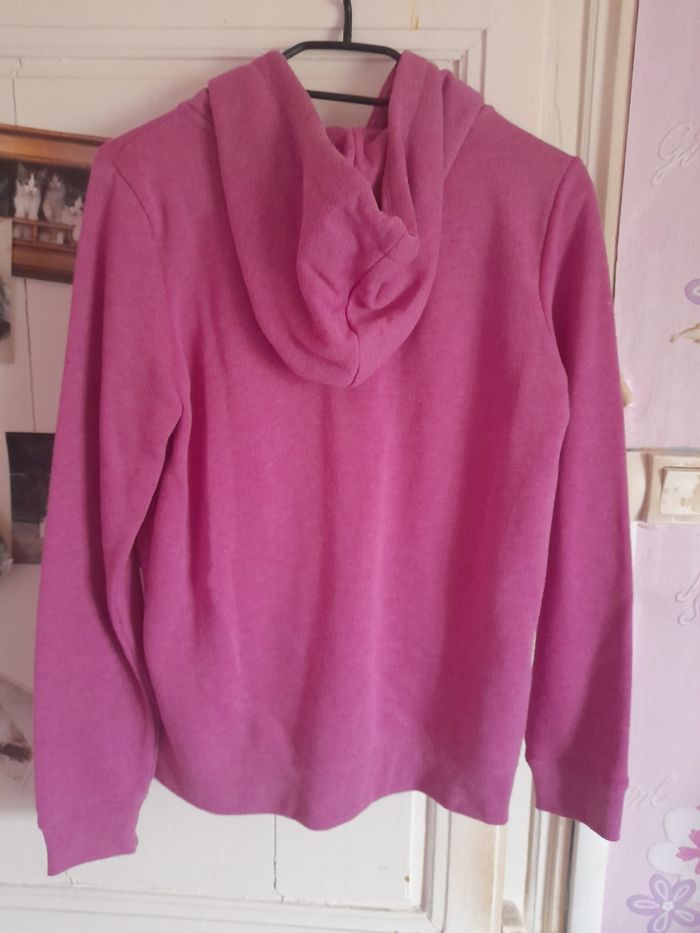 Gilet molletonné rose fuchsia, marque FB sister, taille S - photo numéro 3