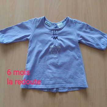 T -shirt manches longues 6 mois la redoute