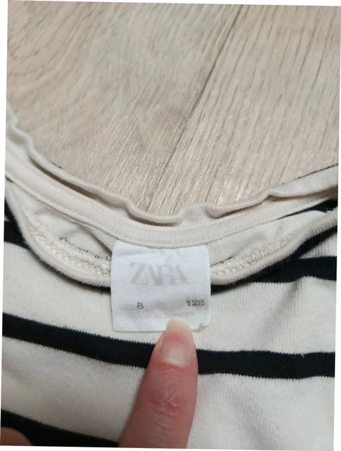 Tee shirt manches longues 8 ans zara - photo numéro 2