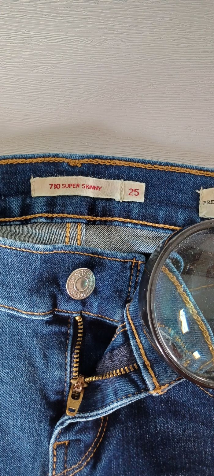Pantalon jeans élastique femme taille xs levi's - photo numéro 4