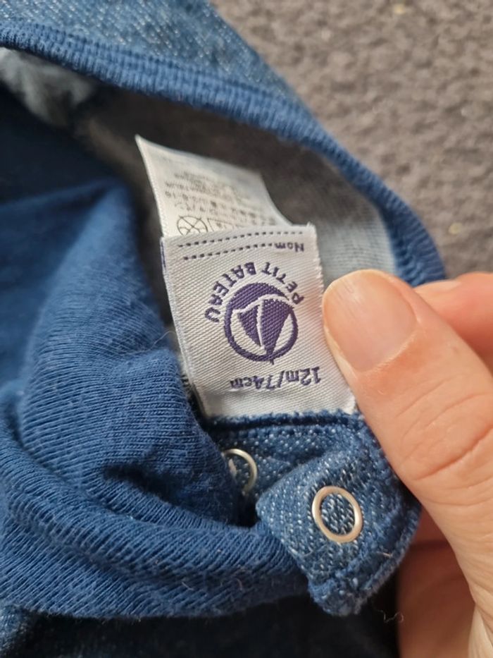 Salopette petit bateau 12 mois - photo numéro 3