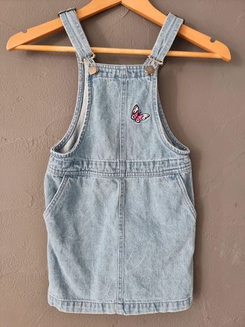 Robe en jean style salopette 8 ans