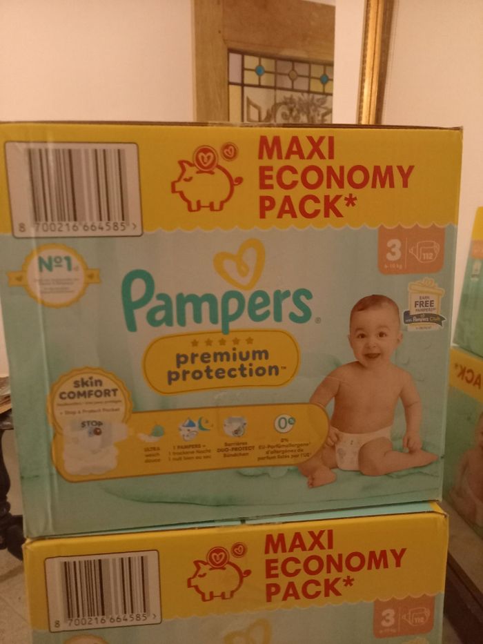 Couches pampers premium protection taille 3