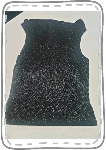 T-shirt pailleté noir