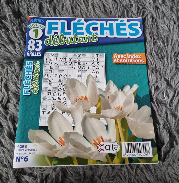 Livre de jeu fléchés (débutant) niveau 1 (83grilles)