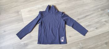 T shirt manches longues col roulé