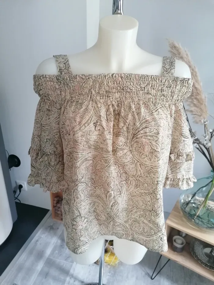 Blouse épaules dénudées 38