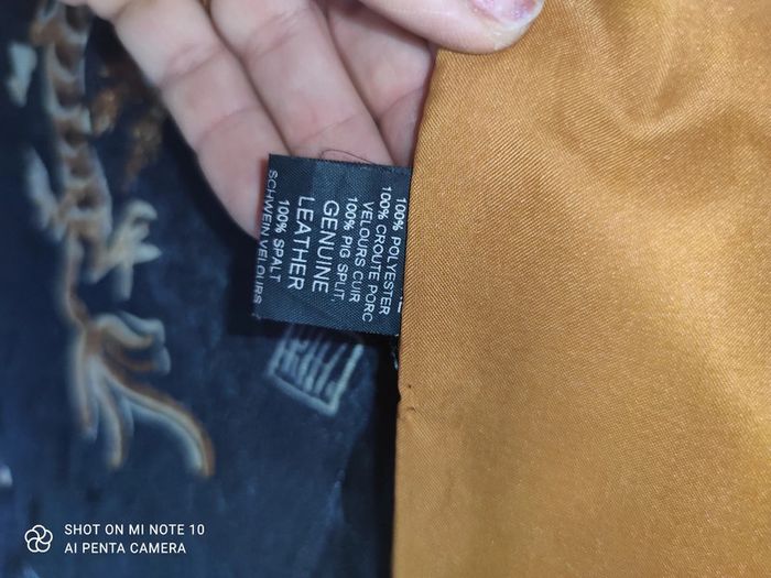 croute de cuir veste tendance indien - photo numéro 8