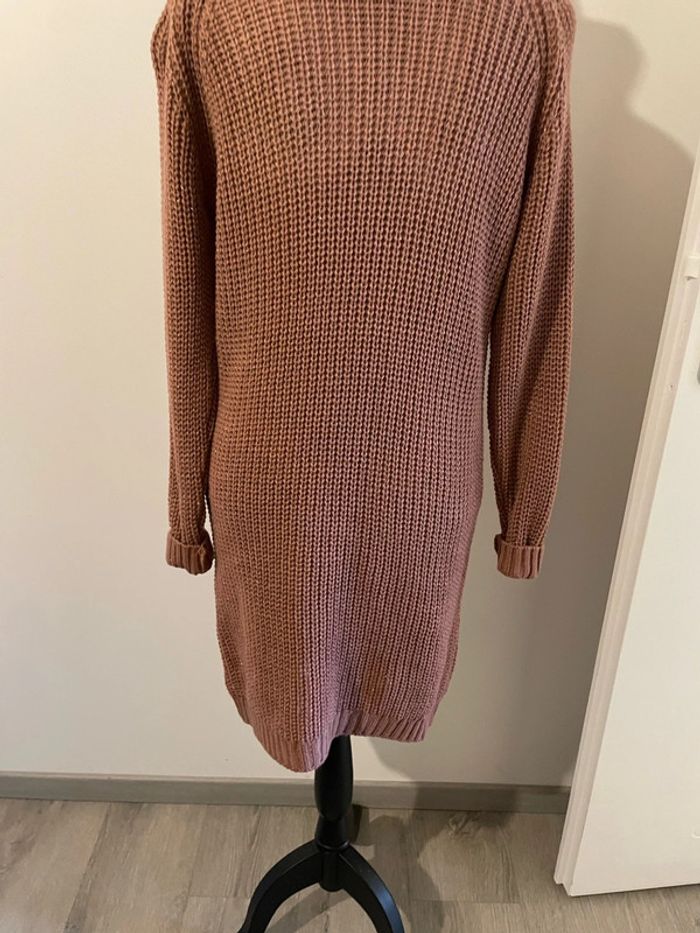 Robe pull grosse maille col roulé manches longues neuf taille 38 - photo numéro 6