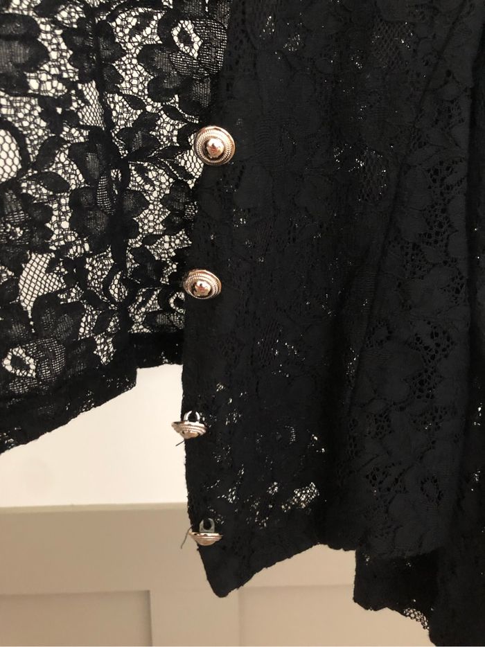 Boléro dentelle noire XS - photo numéro 3