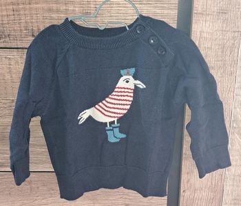 Pull bleu marine Eden et Victor 9 mois